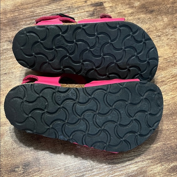 Birkenstock Kids Rio Pink Sandals Size 25 - Picture 3 of 4